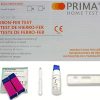 1 x Prima Home Anemia/Anaemia/Iron Deficiency Test Kit - Including 1 Extra Alcohol Cleansing Wipe