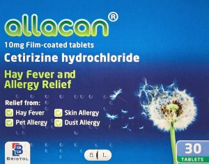 12 months supply allacan cetirizine hayfever and allergy tablets 30 x 12 30 15