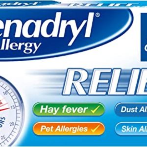 Benadryl Allergy Relief Fast-Acting antihistamine – 24 Capsules