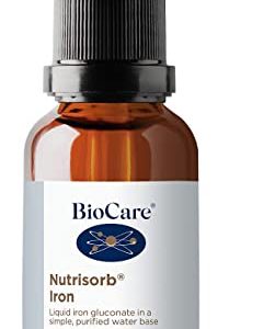 BioCare Nutrisorb Iron | Liquid Iron Gluconate in a Simple, Purified Water Base | Helps Form Red Blood Cells, Supports Energy and Reduces Tiredness...