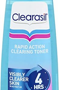 Clearasil Ultra Rapid Action Deep Pore Treatment Toner, Unclog Pores For A Visibly Clearer Skin, Remove Dirt & Spots, 200ml
