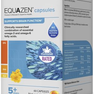 EQUAZEN Family Capsules | Omega 3 & Omega 6 Supplement | Fish Oil | Supports Brain function | Clinically Researched blend of DHA, EPA and GLA |...