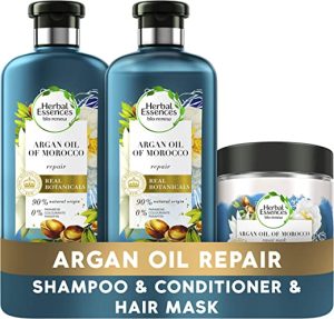 herbal essences bio renew argan oil of morocco hair repair treatment set for