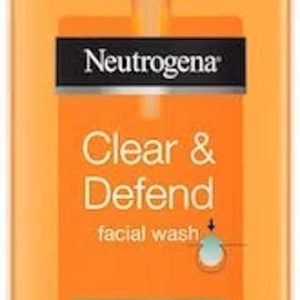 Neutrogena Clear & Defend Face Wash 200ml | With Salicylic Acid | For Spot-Prone Skin | Oil Free | 200ml