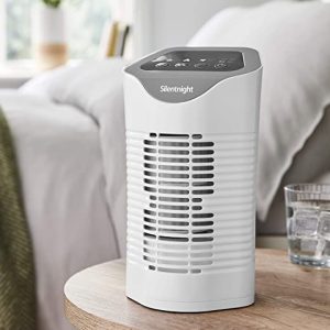 silentnight air purifier with hepa carbon filters air cleaner for