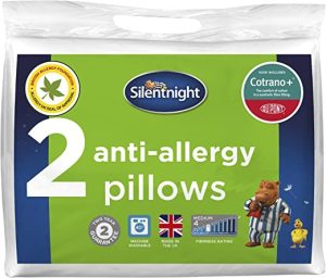 silentnight deluxe anti allergy pillows pack of 2 pair of anti bacterial