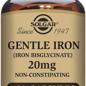 Solgar-Gentle Iron® 20mg: 180 Vegetable Capsules
