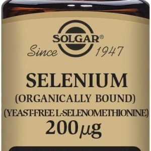 Solgar Selenium (Yeast-Free) 200 µg Tablets - Pack of 50 - Healthy Hair and Nails - Supports the Immune System - Vegan and Gluten Free