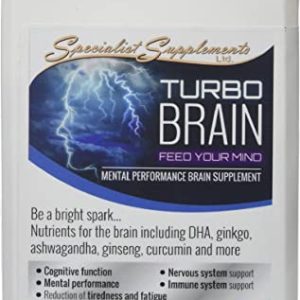 Specialist Supplements Turbo Brain Mental Performance Brain Supplement