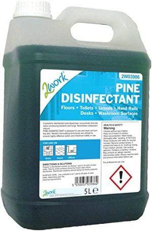 2work 2w03986 5 l pine disinfectant pack of 1