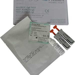 Allergy Test Kit - Tests for Allergies (IgE) to Dog and Cat Hair, Pollens and Hay Feve