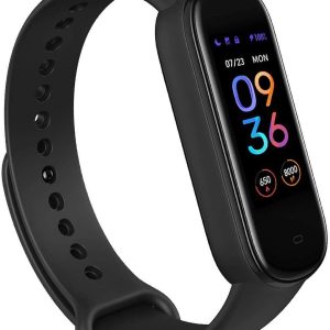 Amazfit Band 5 Smart Band Fitness Tracker with Alexa Built-in, 15-Day Battery Life, Blood Oxygen, Heart Rate, Sleep and Stress Monitor, 5 ATM...