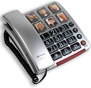 amplicomms bigtel 40 big button phone for elderly loud phones for hard of