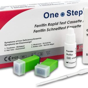 Anaemia Test Kit Iron Deficiency Ferritin Testing Blood Anemia Test One Step (2 Tests)