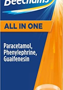 Beechams Cold & Flu Liquid, Cough & Congestion Relief Medicine with Paracetamol, All in One Liquid, 160 ml