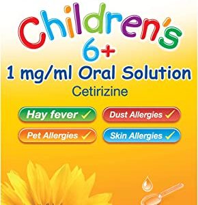 Benadryl Allergy Children's 6+ 1 mg/ml Oral Solution, 70ml