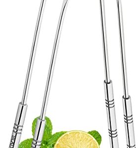 BLADEL Tongue Scraper Pack of 2, 100% Stainless Steel Tounge scrapers Tongue Care Tool - Great for Oral Hygiene Care Toungescraper, Fights Bad...