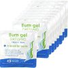 (BOX OF 10) First Aid Burn Gel Dressing 10cm x 10cm Medium Size - Emergency Burncare for Scolds & Burns
