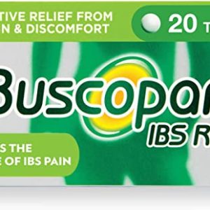 Buscopan IBS Relief - Targets the Source of IBS Pain and Cramps- starts to work in 15 minutes - 20 Tablets- - Relief from IBS Pain & discomfort