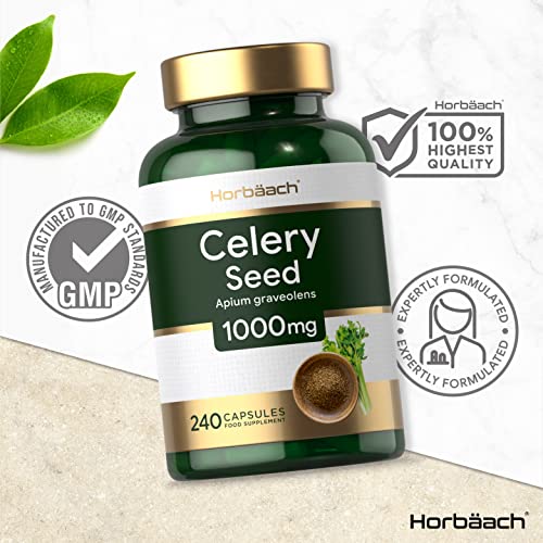 celery seed extract capsules 1000mg 240 count no artificial 4