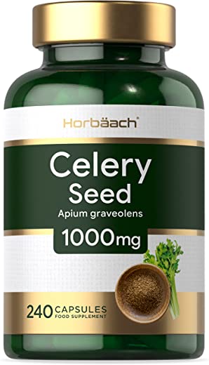 celery seed extract capsules 1000mg 240 count no artificial