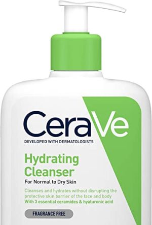 cerave hydrating cleanser for normal to dry skin 236 ml with hyaluronic acid 1