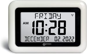 dementia clock the easy to read self setting geemarc viso10 ideal for