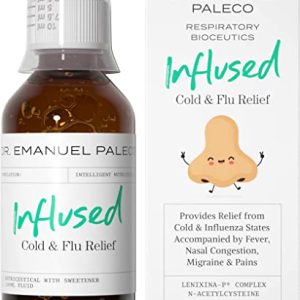 Dr. Emanuel Paleco – Inflused Max Strength Mucolytic Cough, Cold & Flu Medicine – Rapidly Relieves Any Cough, Congestion, Migraine, Fever, Aches &...