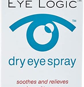 Eye Logic Dry Eye Spray | Proven Effective Relief from Dry, Irritated, Tired Eyes | Easy Application | Minimum 100 Sprays | 10ml