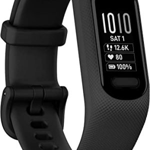 Garmin vivosmart 5 Smart Fitness Tracker with Touchscreen, Black, Small/Medium