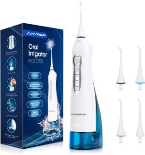 hangsun water flosser cordless oral irrigator rechargeable dental water jet