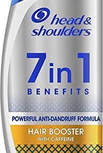 Head & Shoulders Anti-Dandruff Shampoo, Caffeine Shampoo With 7-In-1 Benefits, Anti Hair Loss Shampoo For Men & Women, SAVINGS PACK, Powerful...