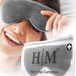Heated Eye Mask for Dry Eyes - Microwave Activated Warm Eye Compress Treats Blepharitis & Styes - Our Plush, Warm Compress for Eyes Includes a...
