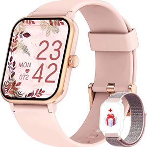 IOWODO Smart Watch for Women, Fitness Tracker with Waterproof IP68,Heart Rate Monitor,Blood Oxygen(SpO2),Pedometer,Stopwatch,25 Sport Modes,Body...