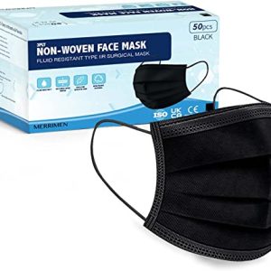 KEPLIN 50pk Surgical Type IIR Face Masks | 3 Layer Medical Grade Fluid Protection Masks | 98% BFE, EN14683 CE Verified | Comfy, High Breathability,...