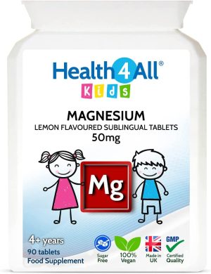 kids magnesium sublingual 90 tablets v for anxiety sleep ticks vegan