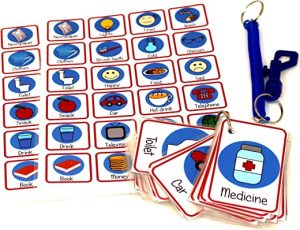 kids2learn picture word communication aid flash cards for adults dementia 10