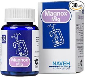 magnox mig magnesium supplement tablets 30 for migraine headaches and