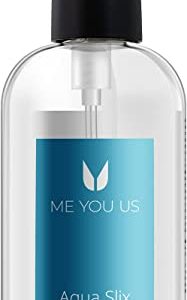 Me You Us Aqua Slix Water Based Lubricant, Transparent, 250 ml, Pack of 1