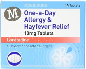 morrisons one a day hayfever relief tablets 10mg 14 tablets
