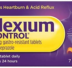 Nexium Control Heartburn and Acid Reflux Relief Tablets, 20mg Gastro-Resistant Esomeprazole - 7 Tablets