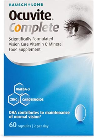 ocuvite complete eye supplement capsules by bausch lomb lutein and