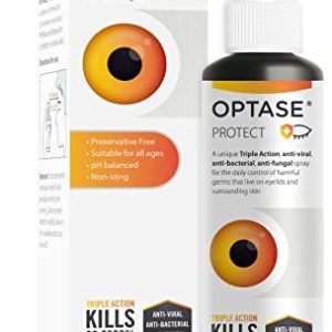 Optase Protect – A Unique Anti-Viral, Anti-Fungal and Anti-Bacterial Eye Spray for The Daily Control of Germs That Live on The Eyelids and...