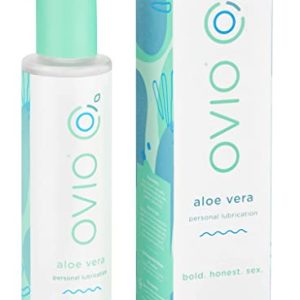 OVIO Aloe Vera Lube - Water Based Moisturising Personal Lubrication - Long-Lasting, Non-Sticky and Free from Carbomers, Parabens, Palm Oil, Perfume...