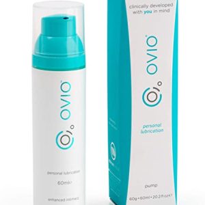 OVIO Water-Based Lube - Long-Lasting, Non-Sticky, Carbomer & Paraben Free, Personal Lubrication Intimate Gel (60ml Pump)