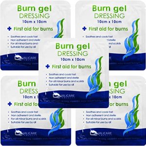Qualicare Medium Size 10cm x 10cm Non Adherent Burns Scalds Dressings 5 Pack
