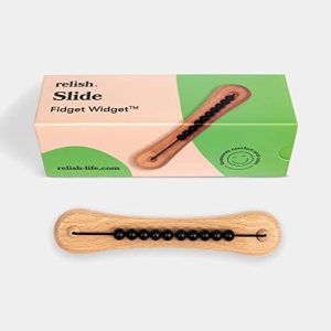 Relish - Adult Fidget Toys, Slide Fidget Widget Wooden Toy – Alzheimers & Dementia Sensory Products, Activities for Elderly/Seniors