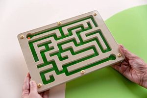 Relish - Marble Maze Circuit Game - Alzheimer's and Dementia Games & Activities for Elderly/Seniors, Improving Skills & Coordination