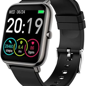 Rinsmola Smart Watch for Men Women, Fitness Watch 1.4" Full Touch Screen, Fitness Tracker with Heart Rate Sleep Monitor Step Calorie Counter, IP67...