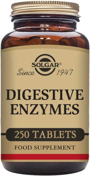 solgar digestive enzymes tablets pack of 250 helps extract nutrients from